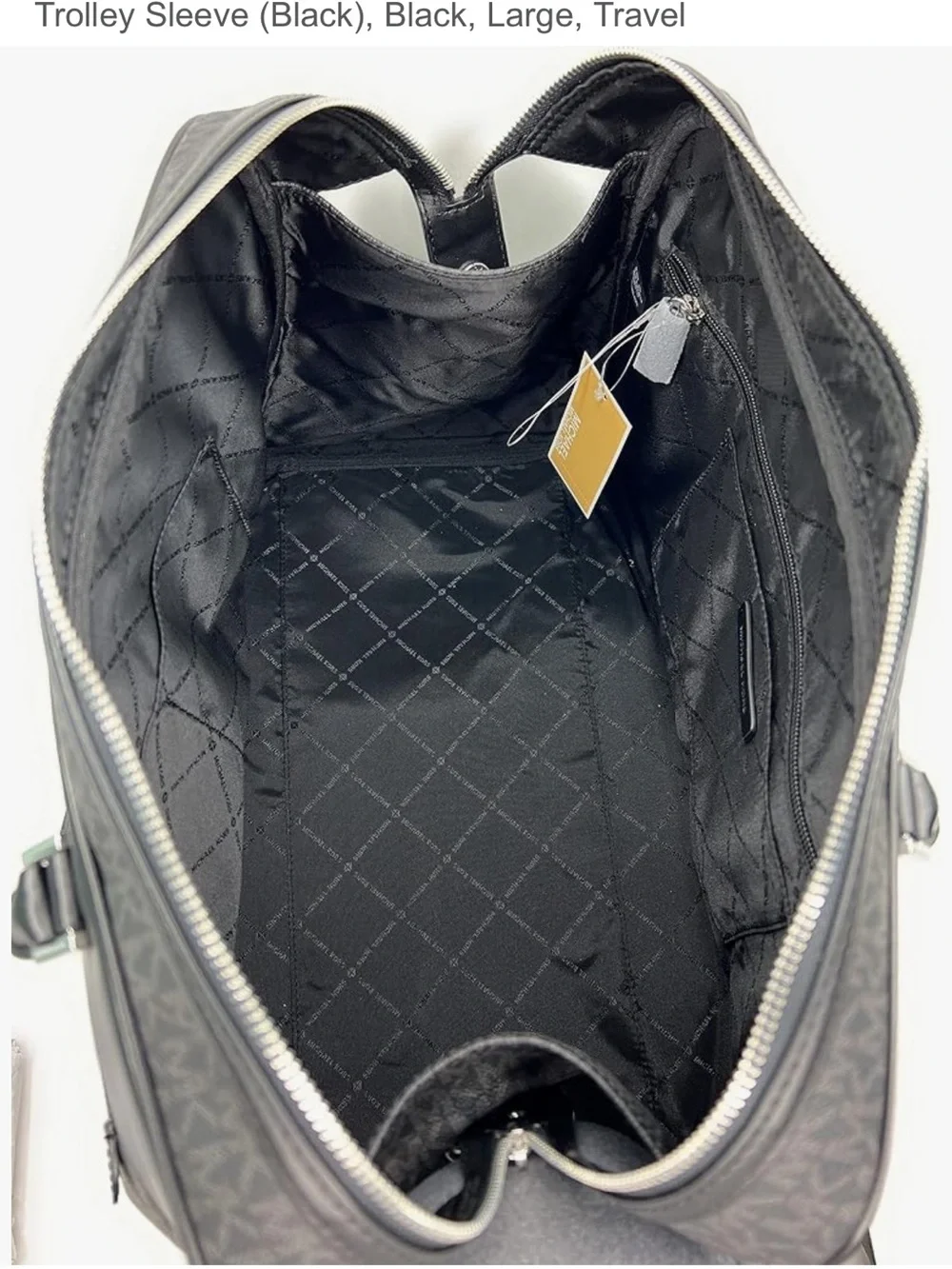 Michael Kors Black Logo Travel Briefcase